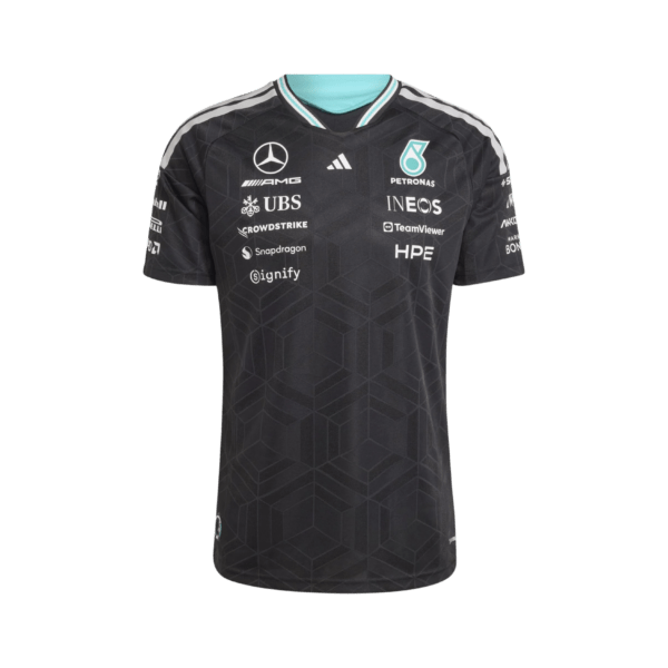 Playera Mercedes 2026 Negra Piloto