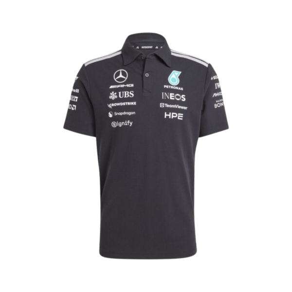 Polo Mercedes 2026 Negra Piloto