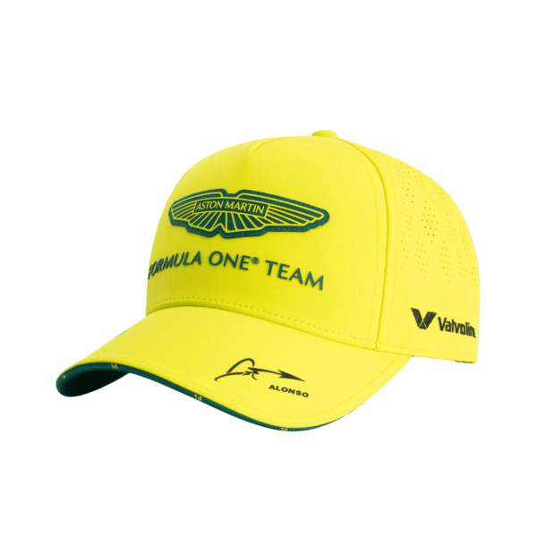 Gorra Aston Martin Fernando Alonso 2025 Gorra Aston Martin Fernando Alonso 2025 Amarillo