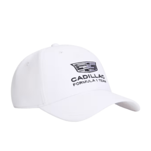 Gorra Cadillac Checo Pérez 2026 Blanca