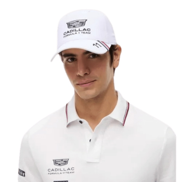 Gorra Cadillac Checo Pérez 2026 Blanca