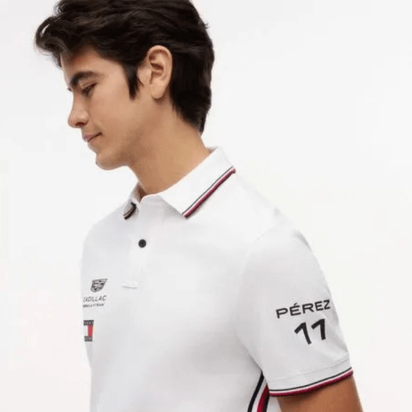 Polo Checo Pérez Cadillac Blanca 2026 Polo Checo Pérez Cadillac Blanca 2026