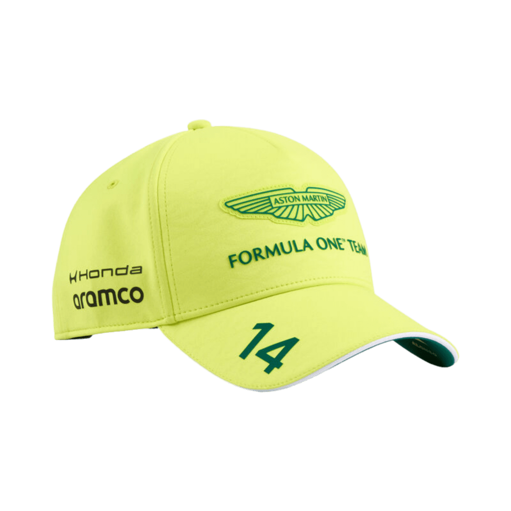 Gorra Aston Martin Fernando Alonso 2026 Amarillo