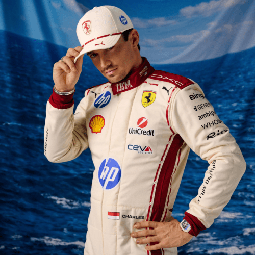 Gorra Ferrari Charles Leclerc Mónaco 2026 Gorra Ferrari Charles Leclerc Mónaco 2026