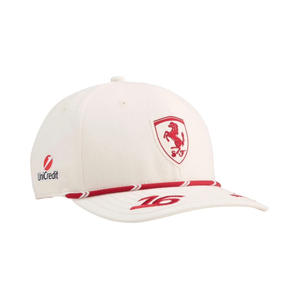 Gorra Ferrari Charles Leclerc Mónaco 2026